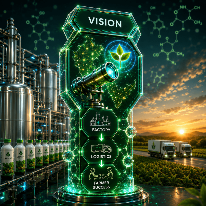 Leafcare Agritech corporate vision for technology driven agricultural supply chain infrastructure
