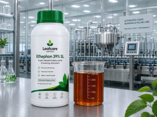 Institutional grade Ethephon 39% SL fruit ripening agent bulk drum