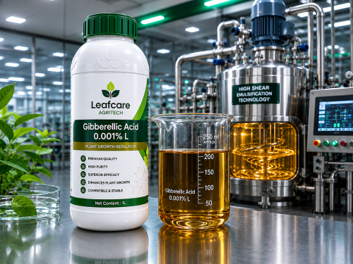 Bulk Gibberellic Acid 0.001% L liquid formulation bottle