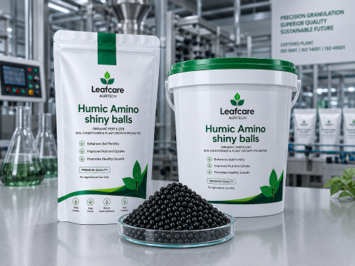 Wholesale private label Humic Amino shiny balls fertilizer granules