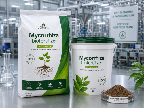 High spore count Mycorrhiza biofertilizer VAM organic bentonite granules
