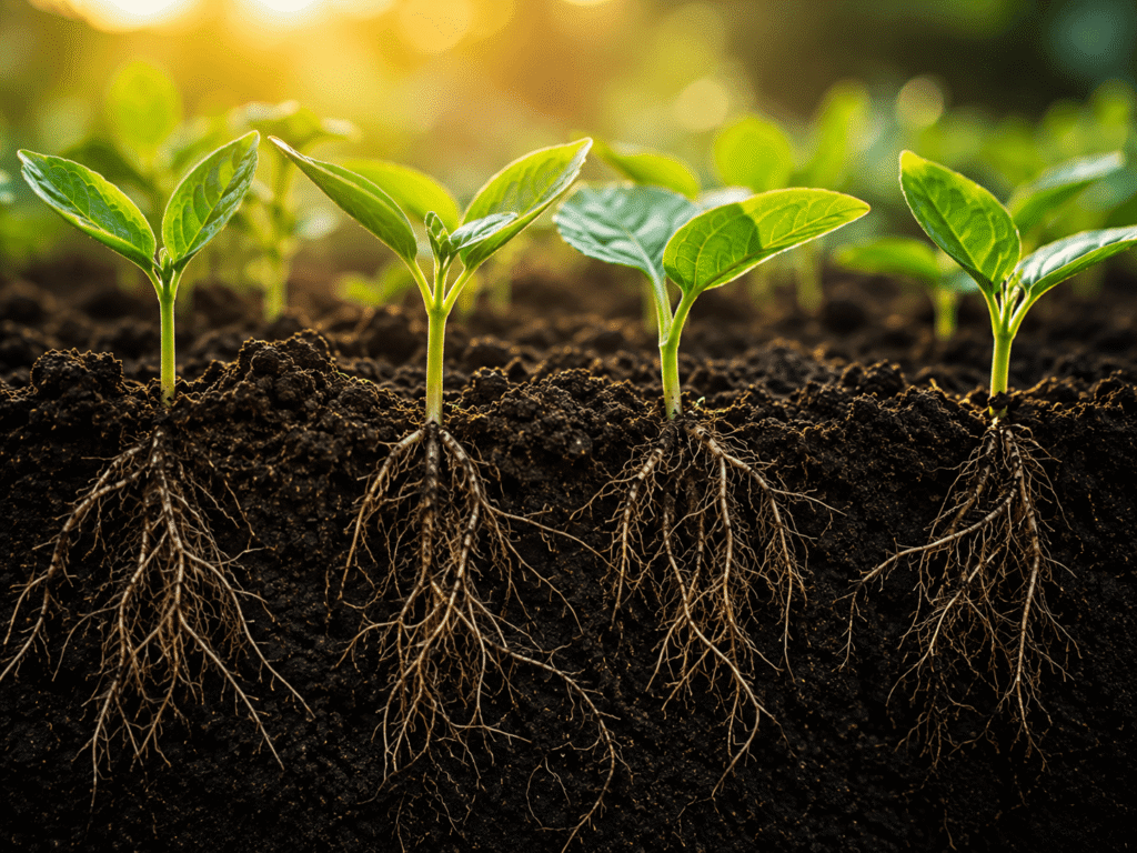 Healthy crop root development vitalized by certified bulk bio stimulants for agri dealers in Karnataka